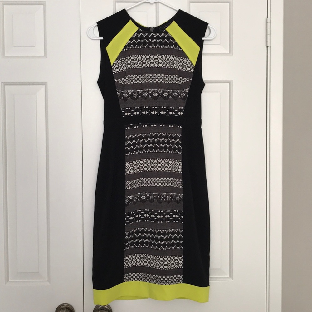 BCBG neon dress